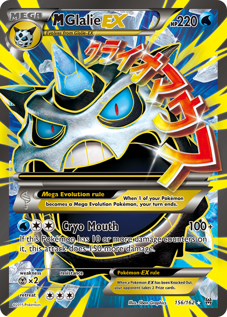 M Glalie EX (156/162) [XY: BREAKthrough] | Game Master's Emporium (The New GME)