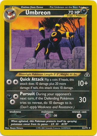 Umbreon (32/75) [Neo Discovery Unlimited] | Game Master's Emporium (The New GME)