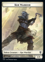 Kor Warrior // Angel Warrior Double-Sided Token [Commander Legends: Battle for Baldur's Gate Tokens] | Game Master's Emporium (The New GME)