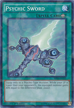 Psychic Sword [BP03-EN163] Shatterfoil Rare | Game Master's Emporium (The New GME)