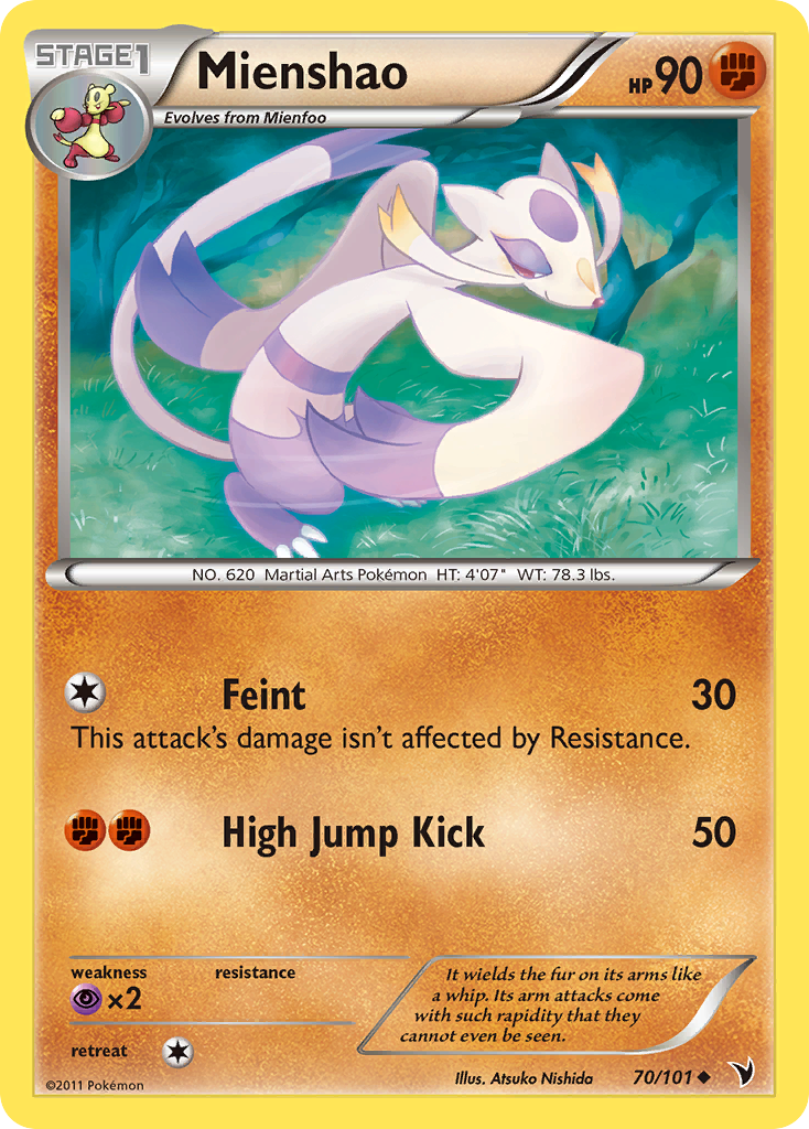 Mienshao (70/101) [Black & White: Noble Victories] | Game Master's Emporium (The New GME)