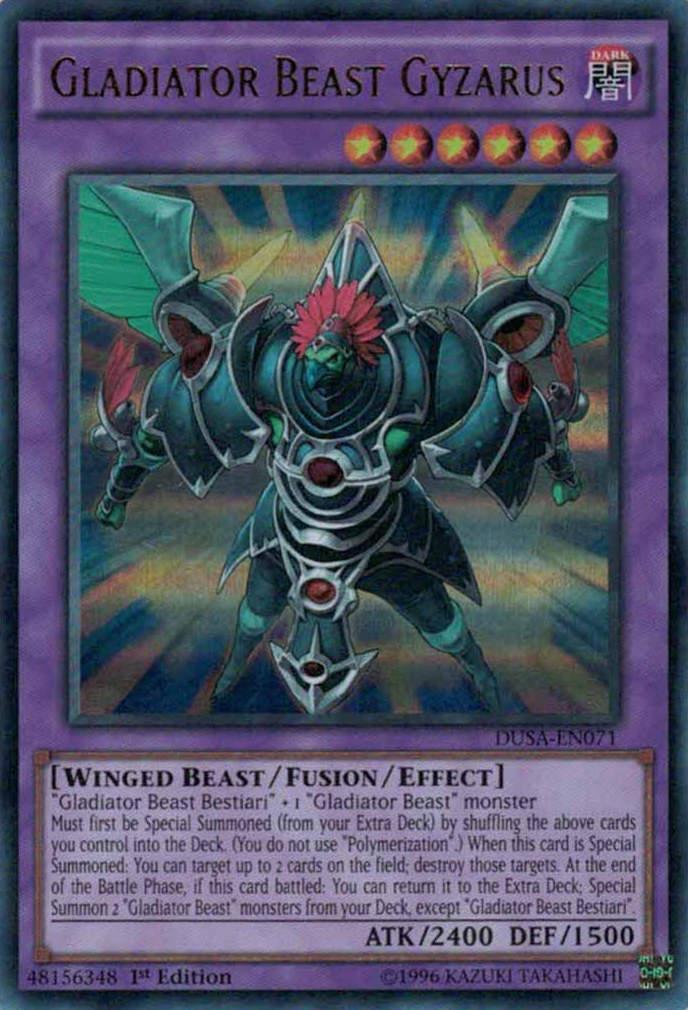 Gladiator Beast Gyzarus [DUSA-EN071] Ultra Rare | Game Master's Emporium (The New GME)