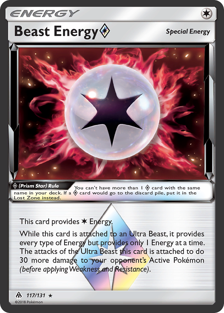 Beast Energy (117/131) (Prism Star) [Sun & Moon: Forbidden Light] | Game Master's Emporium (The New GME)