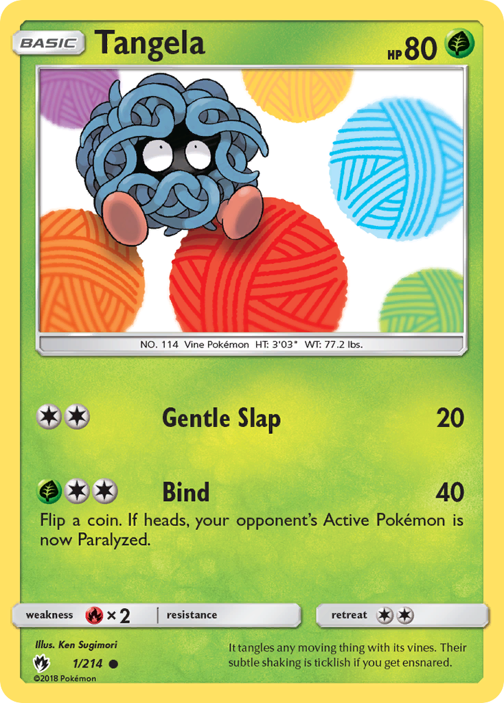 Tangela (1/214) [Sun & Moon: Lost Thunder] | Game Master's Emporium (The New GME)