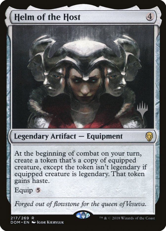 Helm of the Host (Promo Pack) [Dominaria Promos] | Game Master's Emporium (The New GME)