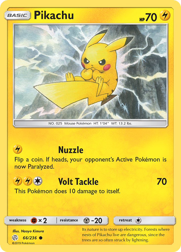 Pikachu (66/236) [Sun & Moon: Cosmic Eclipse] | Game Master's Emporium (The New GME)