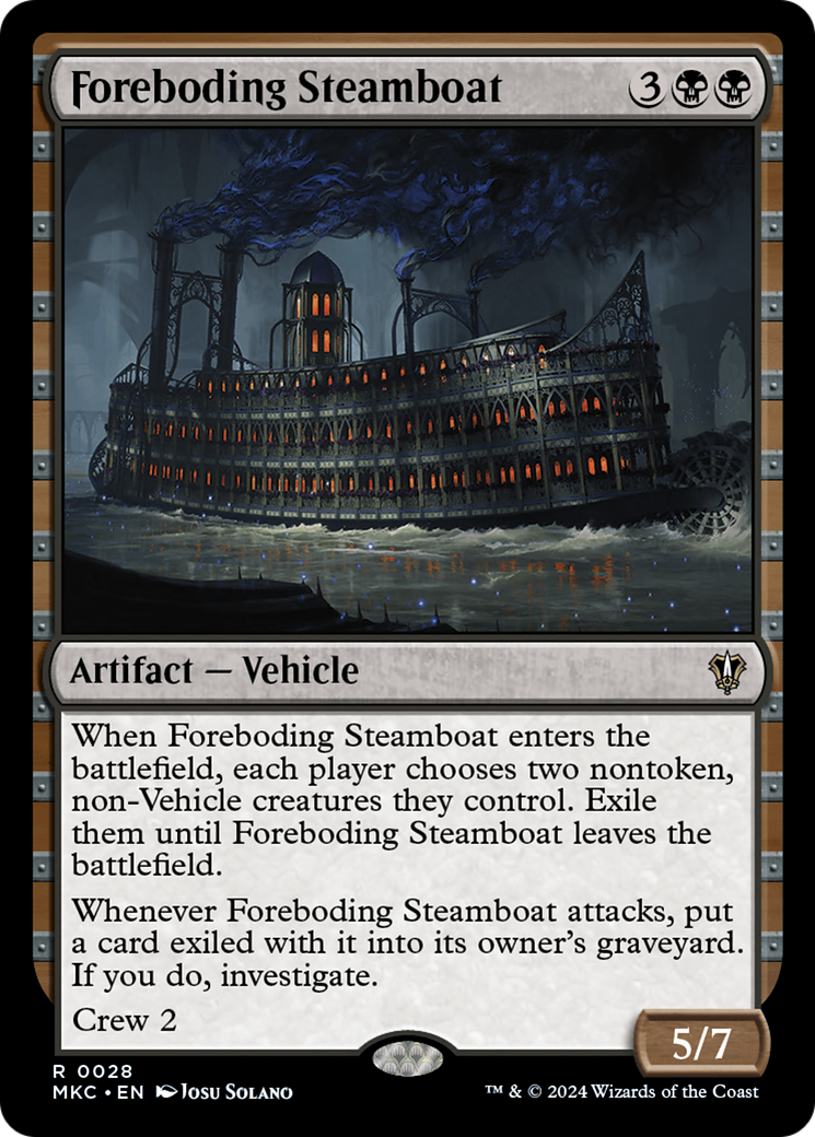 Foreboding Steamboat [Murders at Karlov Manor Commander] | Game Master's Emporium (The New GME)