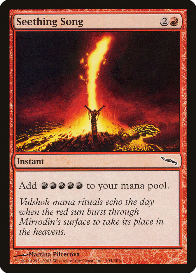 Seething Song [Mirrodin] | Game Master's Emporium (The New GME)