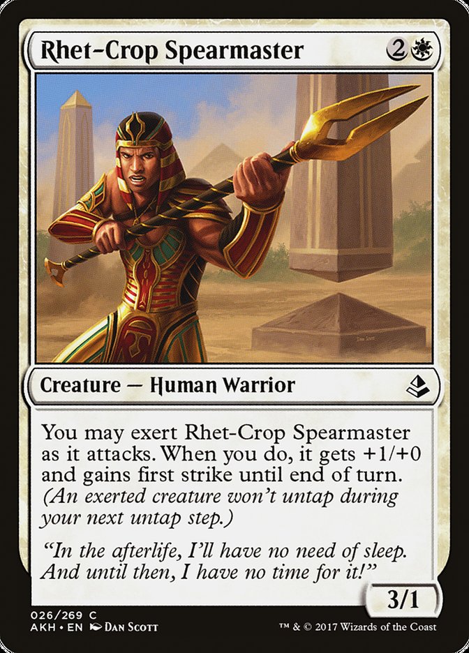 Rhet-Crop Spearmaster [Amonkhet] | Game Master's Emporium (The New GME)