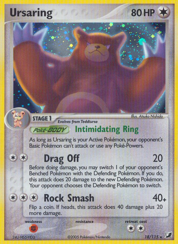 Ursaring (18/115) [EX: Unseen Forces] | Game Master's Emporium (The New GME)