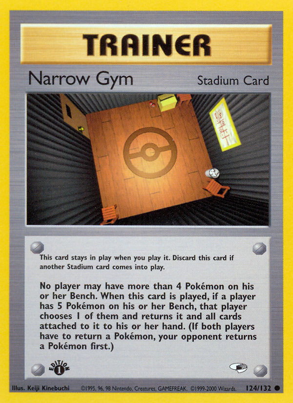 Narrow Gym (124/132) [Gym Heroes 1st Edition] | Game Master's Emporium (The New GME)