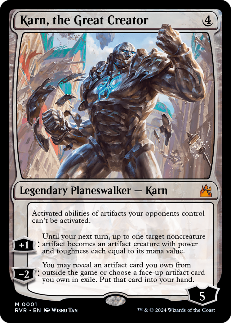 Karn, the Great Creator [Ravnica Remastered] | Game Master's Emporium (The New GME)