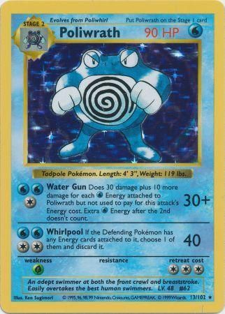 Poliwrath (13/102) [Base Set Shadowless Unlimited] | Game Master's Emporium (The New GME)