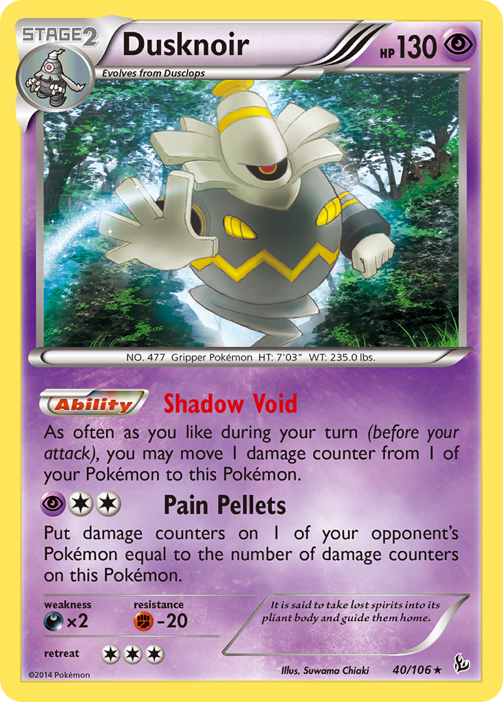 Dusknoir (40/106) [XY: Flashfire] | Game Master's Emporium (The New GME)