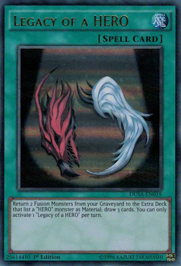 Legacy of a Hero [DUSA-EN019] Ultra Rare | Game Master's Emporium (The New GME)