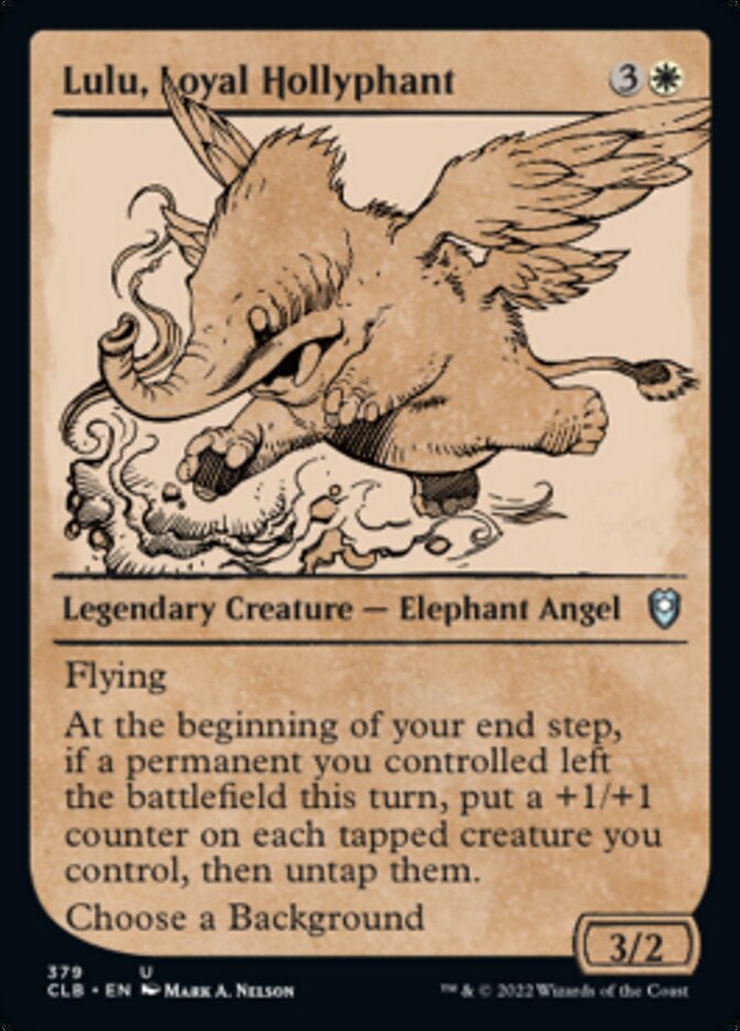 Lulu, Loyal Hollyphant (Showcase) [Commander Legends: Battle for Baldur's Gate] | Game Master's Emporium (The New GME)