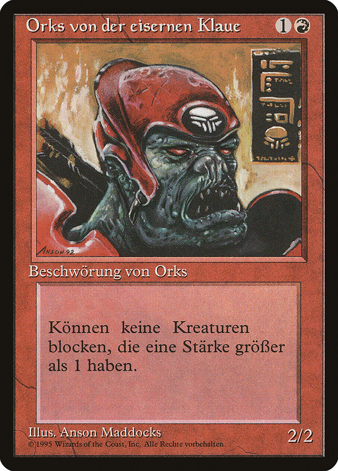 Ironclaw Orcs (German) - "Orks von der eisernen Klaue" [Renaissance] | Game Master's Emporium (The New GME)