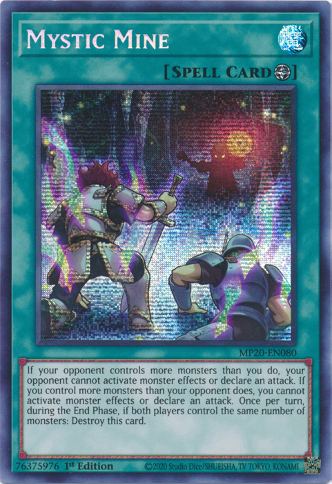 Mystic Mine [MP20-EN080] Prismatic Secret Rare | Game Master's Emporium (The New GME)