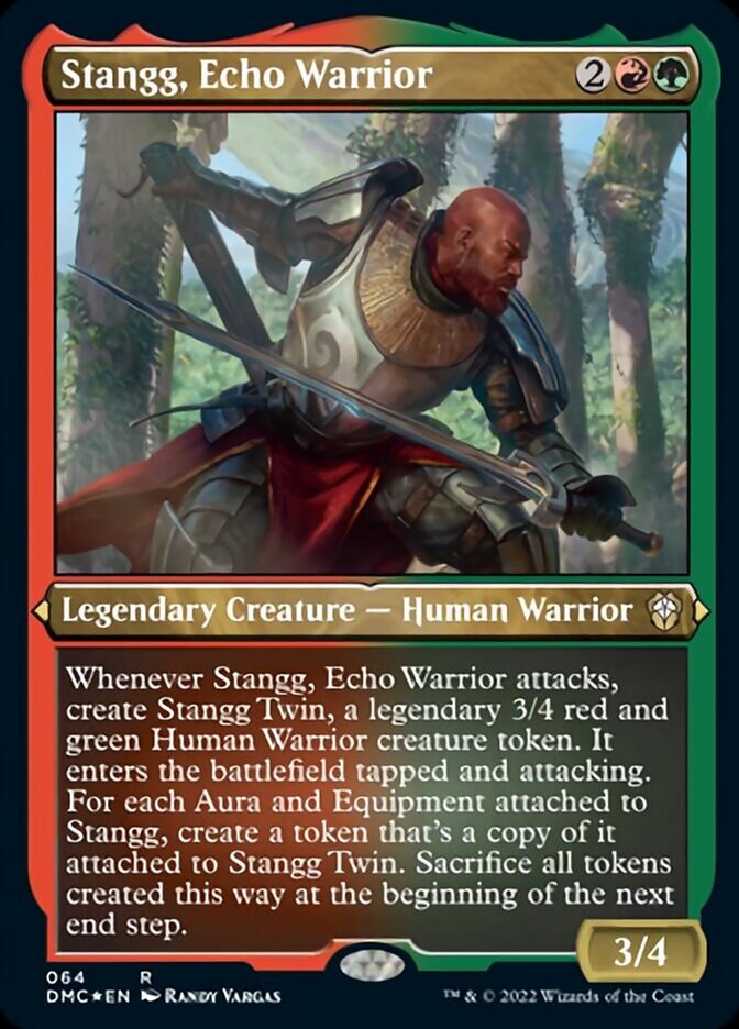 Stangg, Echo Warrior (Foil Etched) [Dominaria United Commander] | Game Master's Emporium (The New GME)