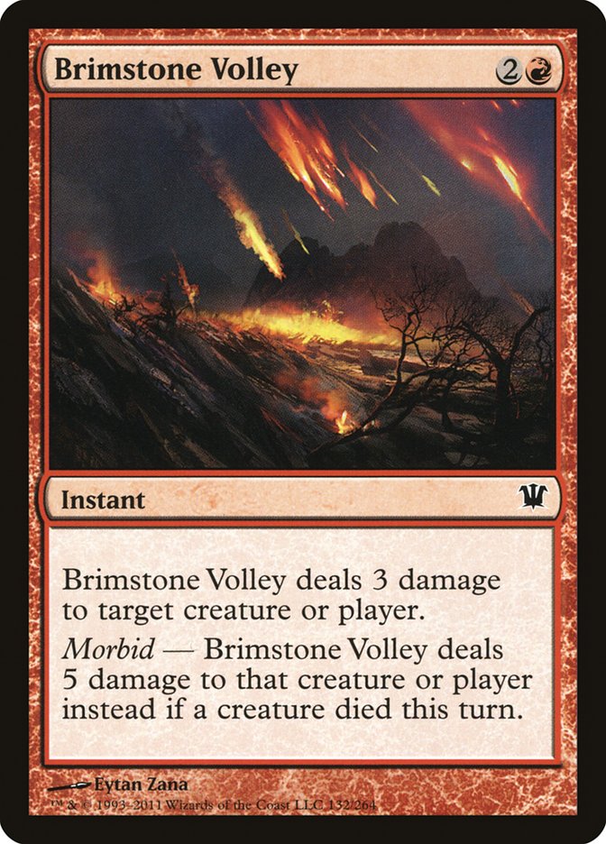 Brimstone Volley [Innistrad] | Game Master's Emporium (The New GME)