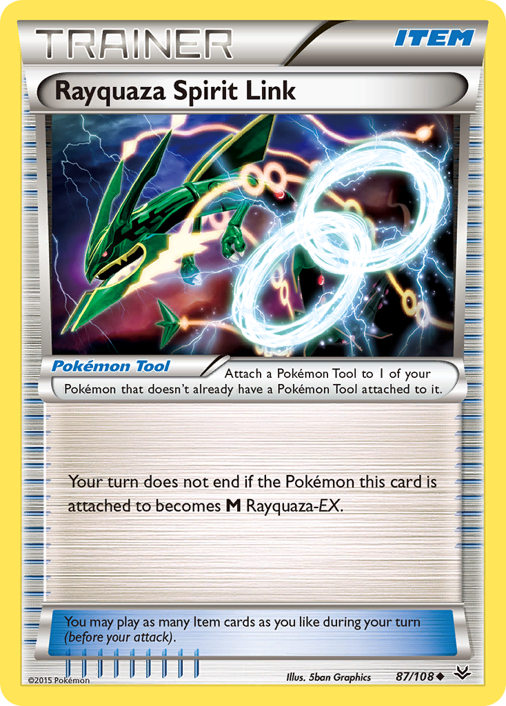 Rayquaza Spirit Link (87/108) [XY: Roaring Skies] | Game Master's Emporium (The New GME)