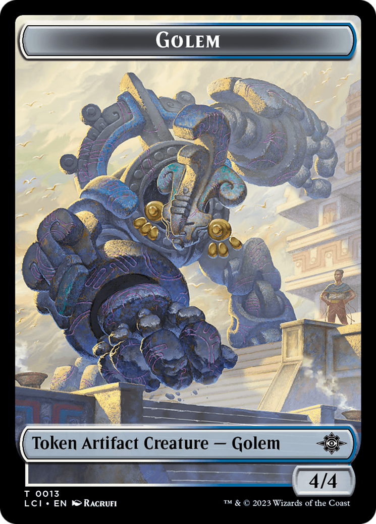 Treasure (0002) // Golem Double-Sided Token [Jurassic World Collection Tokens] | Game Master's Emporium (The New GME)