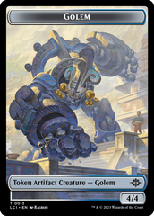 Treasure (0018) // Golem Double-Sided Token [The Lost Caverns of Ixalan Tokens] | Game Master's Emporium (The New GME)