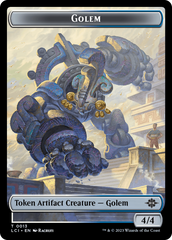 Map // Golem Double-Sided Token [The Lost Caverns of Ixalan Tokens] | Game Master's Emporium (The New GME)