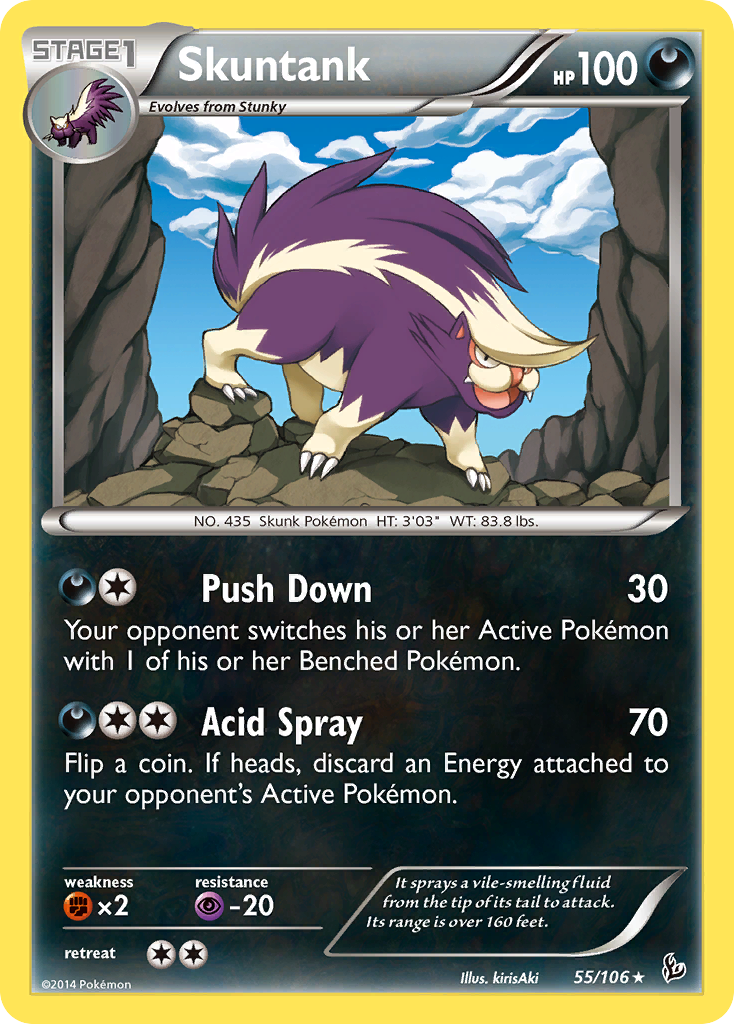 Skuntank (55/106) [XY: Flashfire] | Game Master's Emporium (The New GME)