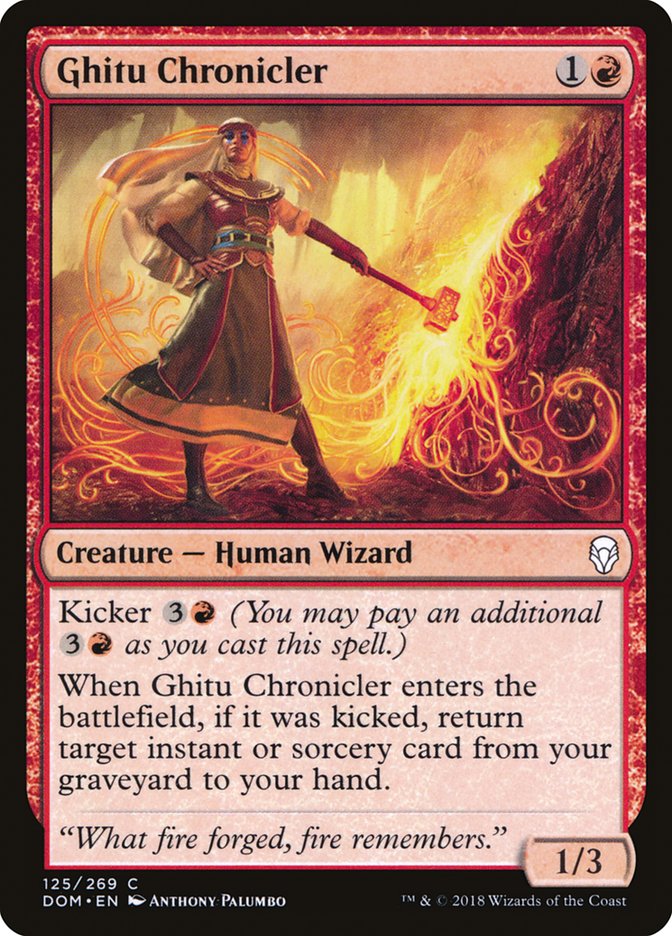 Ghitu Chronicler [Dominaria] | Game Master's Emporium (The New GME)
