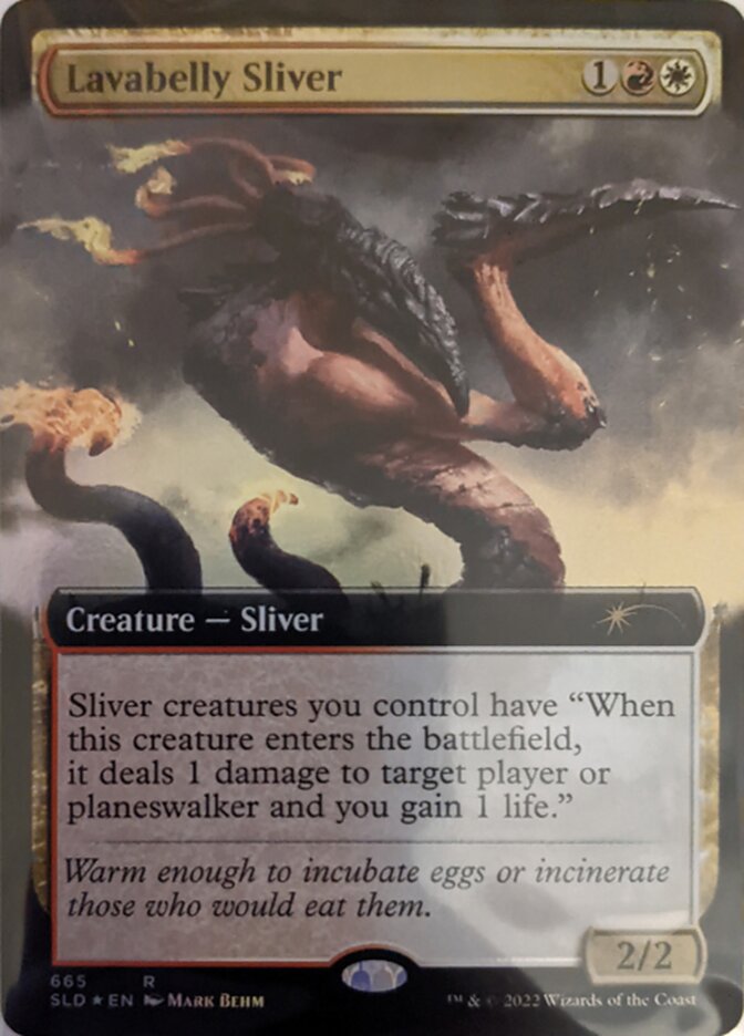 Lavabelly Sliver (Extended Art) [Secret Lair Drop Promos] | Game Master's Emporium (The New GME)