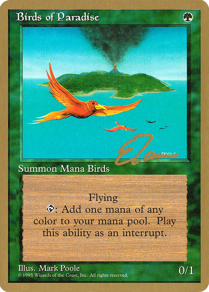 Birds of Paradise (Eric Tam) [Pro Tour Collector Set] | Game Master's Emporium (The New GME)