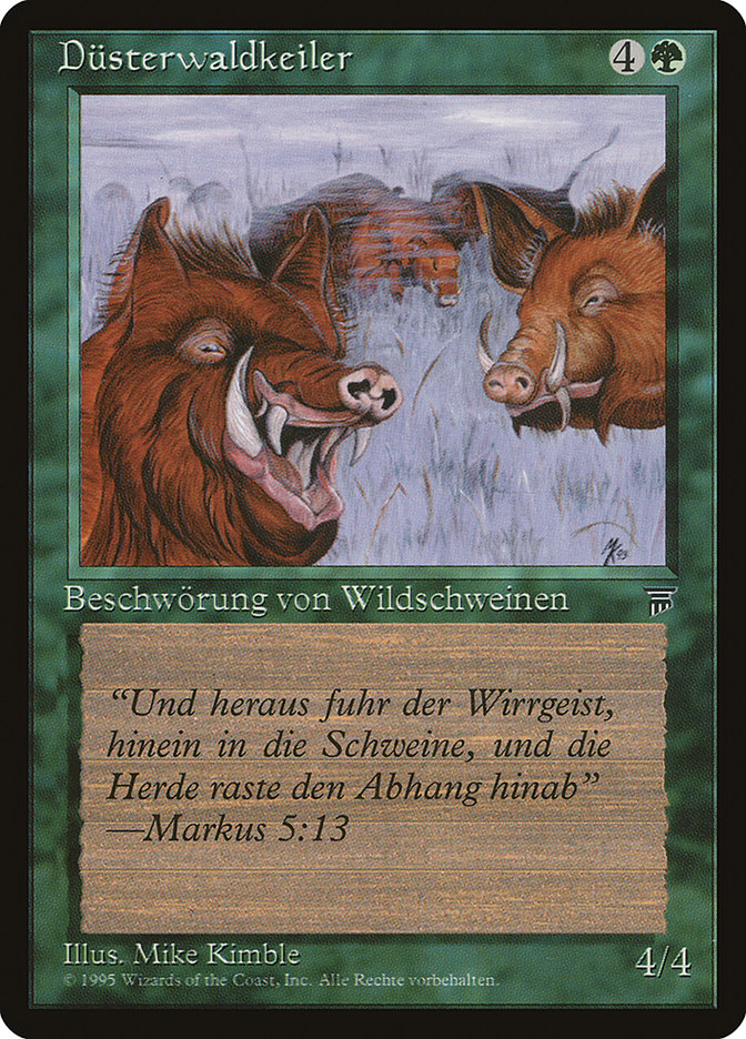 Durkwood Boars (German) - "Dusterwaldkeiler" [Renaissance] | Game Master's Emporium (The New GME)