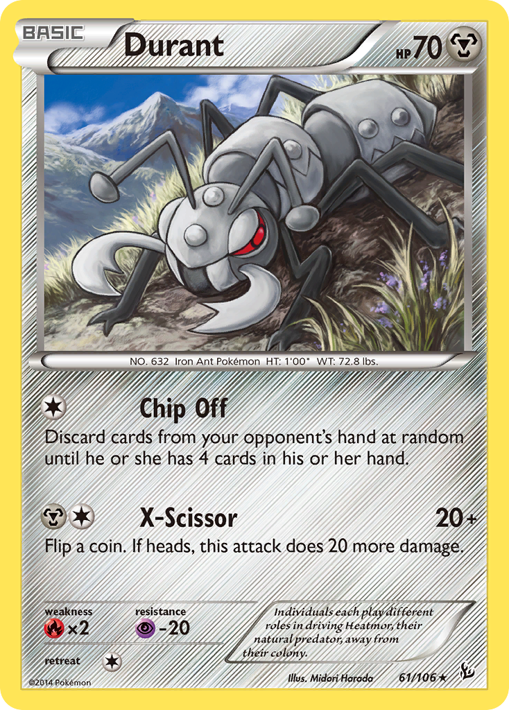 Durant (61/106) [XY: Flashfire] | Game Master's Emporium (The New GME)