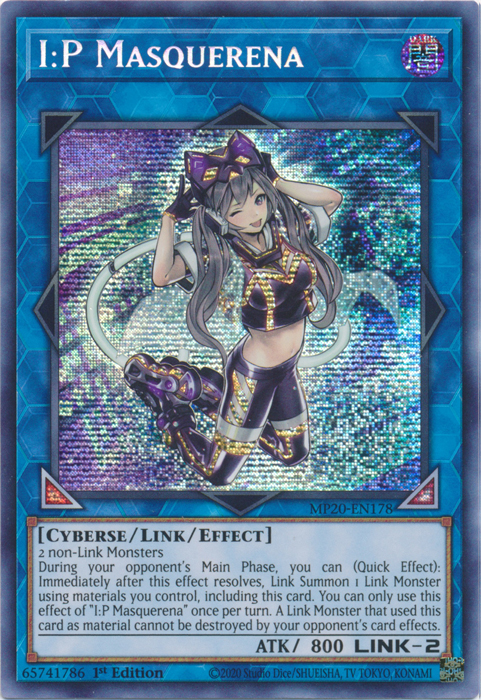 I:P Masquerena [MP20-EN178] Prismatic Secret Rare | Game Master's Emporium (The New GME)