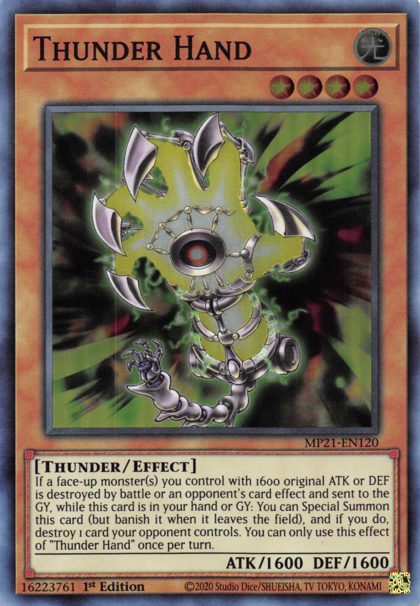 Thunder Hand [MP21-EN120] Super Rare | Game Master's Emporium (The New GME)