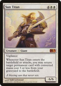 Sun Titan (M11) [Oversize Cards] | Game Master's Emporium (The New GME)