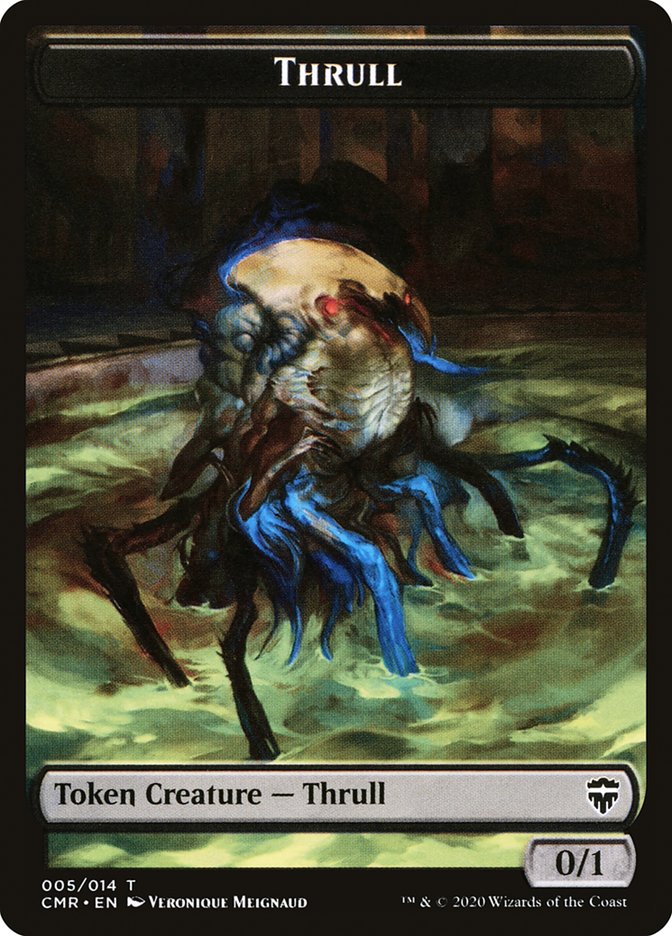 Thrull // Treasure Double-Sided Token [Commander Legends Tokens] | Game Master's Emporium (The New GME)