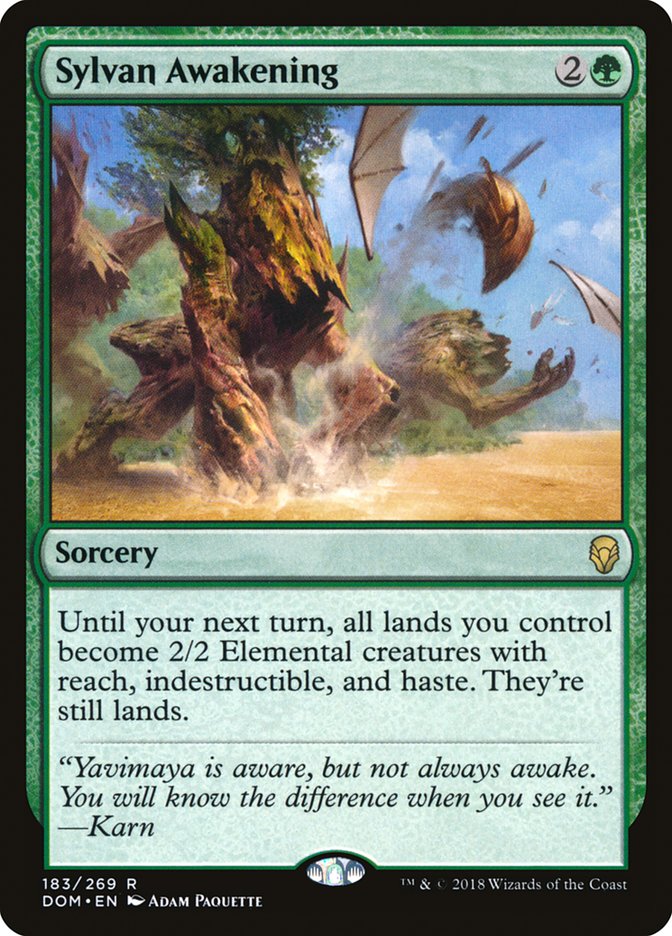 Sylvan Awakening [Dominaria] | Game Master's Emporium (The New GME)