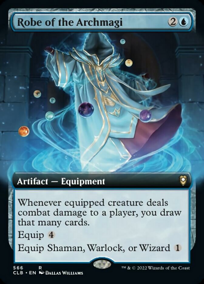 Robe of the Archmagi (Extended Art) [Commander Legends: Battle for Baldur's Gate] | Game Master's Emporium (The New GME)