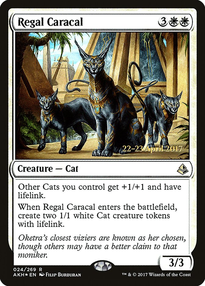 Regal Caracal [Amonkhet Prerelease Promos] | Game Master's Emporium (The New GME)