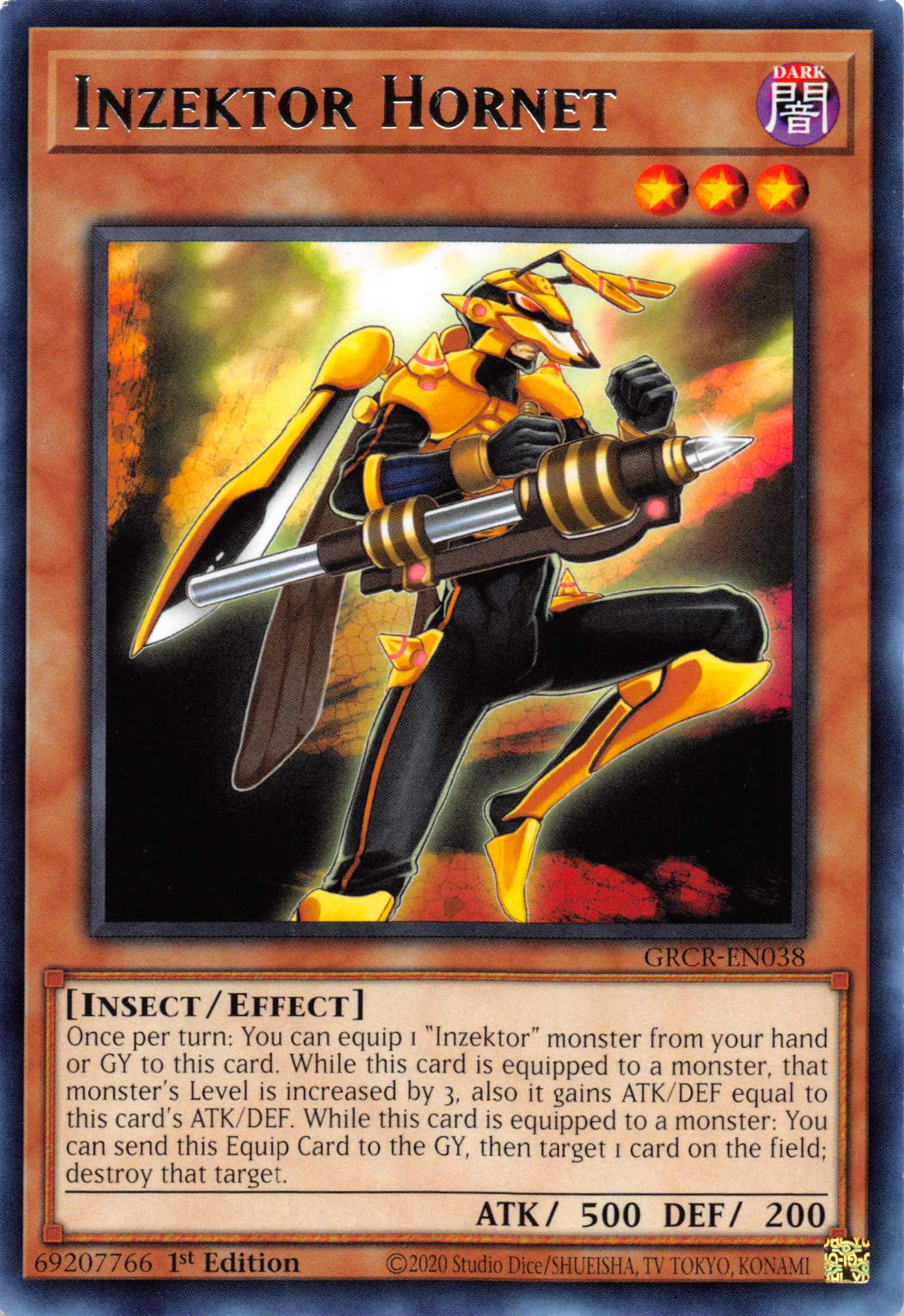 Inzektor Hornet [GRCR-EN038] Rare | Game Master's Emporium (The New GME)