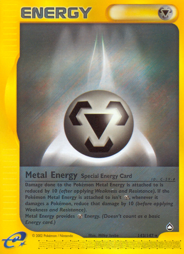Metal Energy (143/147) [Aquapolis] | Game Master's Emporium (The New GME)