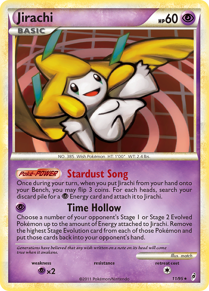 Jirachi (11/95) [HeartGold & SoulSilver: Call of Legends] | Game Master's Emporium (The New GME)