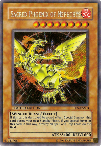 Sacred Phoenix of Nephthys [EEN-ENSE3] Secret Rare | Game Master's Emporium (The New GME)