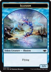 Illusion (005) // Rhino (013) Double-Sided Token [Modern Horizons Tokens] | Game Master's Emporium (The New GME)
