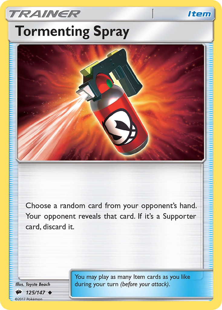 Tormenting Spray (125/147) [Sun & Moon: Burning Shadows] | Game Master's Emporium (The New GME)