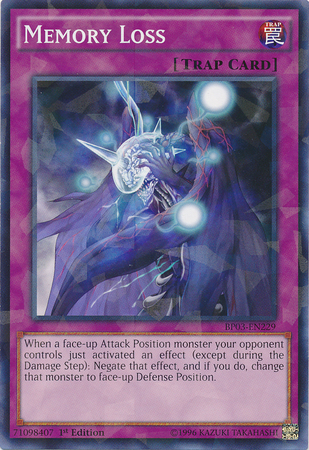 Memory Loss [BP03-EN229] Shatterfoil Rare | Game Master's Emporium (The New GME)