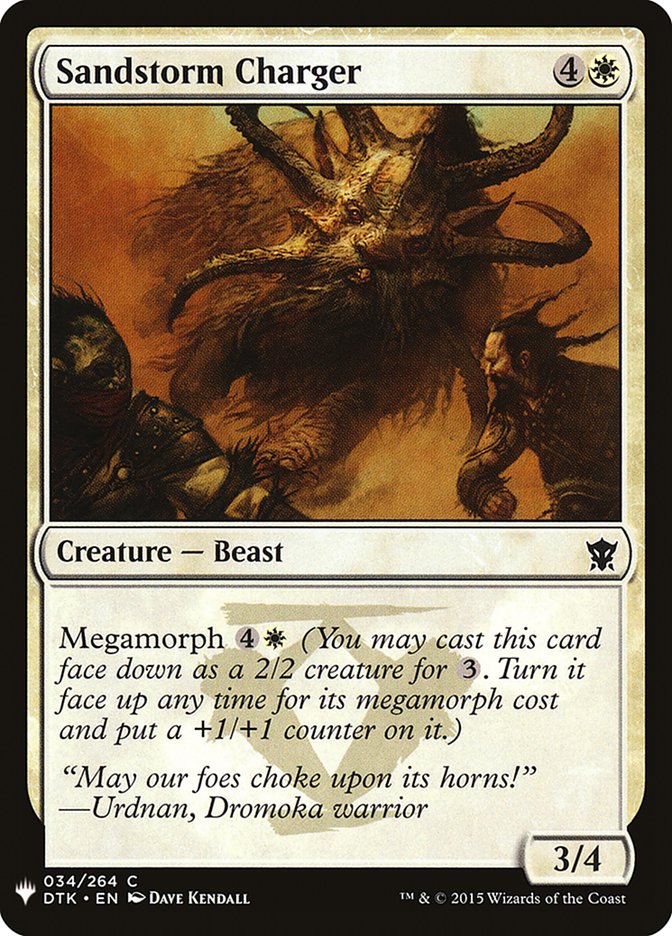 Sandstorm Charger [Mystery Booster] | Game Master's Emporium (The New GME)