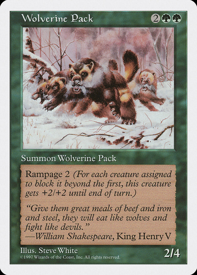 Wolverine Pack [Fifth Edition] | Game Master's Emporium (The New GME)